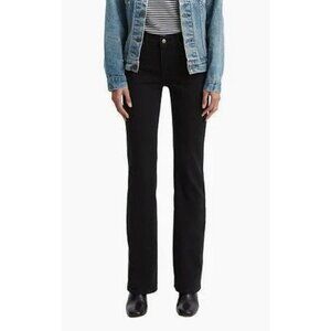 Levi Classic High-rise Bootcut jeans size 16 Black Denim